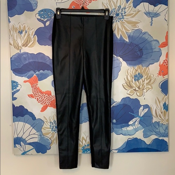 Ann Taylor Faux Leather Leggings - Picture 4 of 10